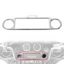 Chrome Stereo Accent Trim Loop Compatible with Harley Davidson Street Electra Glide Ultra Classic Touring 1986-2013