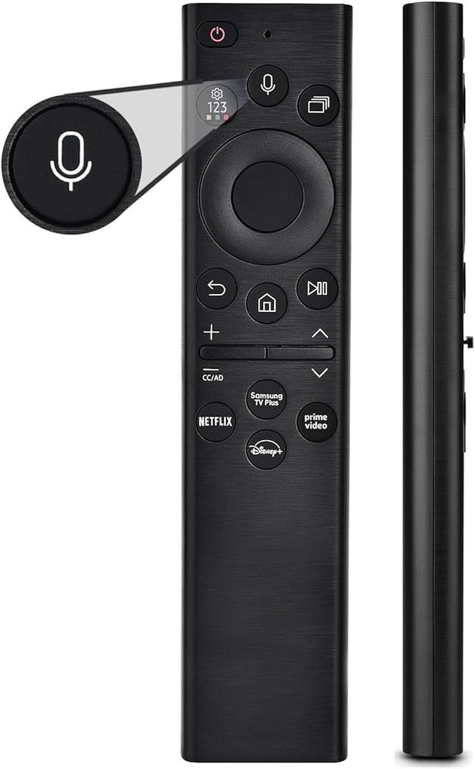 Samsung Smart TV Voice Remote,for All 2019 to 2025 Samsung Remote,Replacement Control for The Frame/Crystal UHD/QLED/NEO QLED/Curved 4K 8K TVs