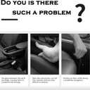 2PCS Car Seat Gapster, Car Seat Gap Filler for Filling Gaps Between Consoles, No Drop Seat Guard with Storage Slot, Black