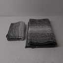 BSICPRO Bathroom Rugs and Mats Sets, 2 Piece Thick Absorbent Chenille Non Slip, Soft Shaggy Floor Mats, Machine Washable (20" x 47" Plus 16" x 24", Gray) (Grey)