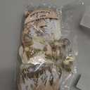 GuassLee 16pcs Winter Christmas Hanging Ornaments for Tree - 3D Wooden Acrylic Christmas Cutouts Reindeer Snowman Snowflake Ornaments for Xmas Tree Gifts Winter Party Supplies (Khaki)