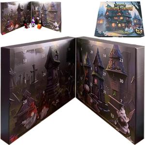 2024 Halloween Gnome Advent Calendar, Christmas Countdown Calendar with Collectible Figure Toys
