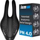 ISM PN Series Padded Road Bike Saddle - Professionally Designed Noseless Bicycle Seat for Road, Time Trial, Triathlon, and Gravel Bikes - Performance Road Bike Seat for Reduced Numbness