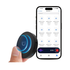 132G (9800 Hour) Voice Activated Recorder - Elasound Voice Recorder with AI-Intelligent Triple Noise Reduction, Portable Audio Recorder for Work, Lectures, Meetings, 100H Continuous Recording Device