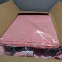 JOYMOR 7 in 1 Bedside Bassinet with Changing Table, Baby Girl Bassinet, Pink Bedside Sleeper with Mattress, Sheet, Canopy, Storage Shelf