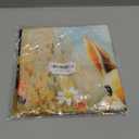 Rustic Floral Easter Bunny Decorative Throw Pillow Cover, Easter Bunny Decor, Cottagecore Spring Wildflower Rabbit Pillow Covers for Home Living Room Bedroom Bed Sofa Decor, 18x18 Inch