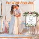 JEAWIWI 1PCS White Easel Stand for Wedding Sign Stand, 66 Inches Lightweight Adjustable Art Poster Board Stand for Display Wedding Welcome Sign, Metal Easel Stand for Painting with Portable Bag