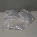 Colovis Mini Dessert Cups, 100 CT 2oz Clear Plastic Parfait Appetizer Cups with Spoons Mini Square Dessert Bowls for Serving, Tasting (100)