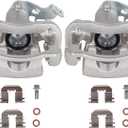 PAROD 19B6455 19B6454 Disc Brake Caliper with Bracket Fit for 2011-2016 Hyundai Elantra Sedan, 2013-2014 Hyundai Elantra Coupe Rear Left+Right