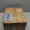 Sucolite Vintage Floor Lamp for Living Room, Traditional Farmhouse Tall Standing Lamp, Mid-Century Antique Pole Lamp for Bedroom Reading with White Fabric Shade, Rustic Bright Lighting Home Decor