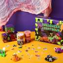 Blosssound Halloween Putty Toys Advent Calendar 2025 Halloween Countdown Goodie Bag Stuffers Fillers Gifts for Kids Party Favors with 8 Pack Butter Putty Toys Charms Add Ins Holiday Prizes Trinkets