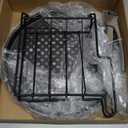 Maxdot 5 Pcs Pizza Baking Tray Set 3 Pcs 12.6" Perforated Pizza Pans with Holes 1 Folding Pizza Rack Non Stick Pizza Stand 1 Pizza Pan Gripper for Oven Grill Baking Accessories Home Restaurant Party