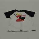 Luke and Lulu 2nd Birthday Shirt Boy - Mouse Themed Short Sleeve Birthday Boy Shirt 2 - Premium 2nd Outfit - Two (3T, Raglanredblkylw)