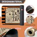 Halloween Trick or Treat Welcome Doormat, Spider Web Doormats Spooky Holiday Decor Front Door Mat Non-Slip Entrance Mat Low Profile Kitchen Floor Rug Decor for Home Patio 17 x 29 Inch