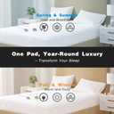 Beautyrest Heated Mattress Pad King - Electric Bed Warmer Cool to Touch, All Seasons Cover, 5 Heat Level, Auto Shut Off, Deep Pocket - Machine Wash Electric Mattress Pad, UL Certified, White, King