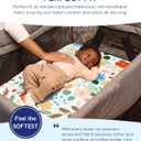 TotAha Buttery Soft Mini Crib Sheets Girl, Floral Pack N Play Mattress Sheets Hypoallergenic, Premium Jersey Playrad Sheets, Pink Flower Graco Pack and Play Sheets Fitted 2 Pack