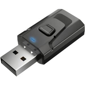 Bluetooth Transmitter, 4 in 1 USB Bluetooth5.0 Receiver Clear Sound Quality Plug and Play Stable Audio Adapter