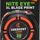 Crescent Lufkin 25 Ft. WORKHORSE NITE EYE Magnetic Tape Measure | LM1125NE