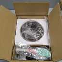 La Reveuse Food Processor,Electric Food Chopper with 7-Cup (1.7L) Glass Bowl, 4 Bi-Level Blades for Chopping,Grinding,Mincing,Whisking,Meal Prep,300W,Blue