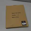 Isaac Jacobs 6x8 Vintage Style, Round-Edged Brass & Glass Metal Floating Picture Frame with Locket Closure (Vertical), Made for Tabletop Display (6x8 Vertical, Black)