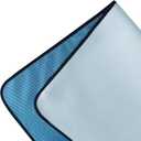 TNEQIU Bedwetting Alarm Pad for Boys and Girls, USB Rechargeable, Pee Alarm with Music Optional and Volume Control, Potty Training Urinary Mat for Children, Blue