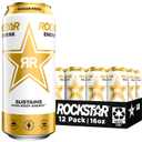 Rockstar Sugar Free Energy Drink, 16 Fl Oz Cans (Pack of 12) (Packaging May Vary), Bb Date: 12/29/2025