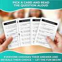 Family Board Games for Kids and Adults - Trivia Card Games for Kids 8-12 and Adults - Who Knows Me Better for Family Game Night - 500+ Facts Questions from Ages 6-8 Fun Travel Car Activities for 5+