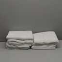 ZUPERIA White Bath Towels Bulk Pack of 12 (20 x 40 Inches), 100% Cotton Economy Light Weight Towels for Commercial Use - Quick Dry, Ultra-Soft, and Absorbent Bulk Towels