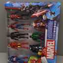 Marvel Avengers Action Figures - Iron Man, Hulk, Black Panther, Captain America, Spider Man, Ant Man, War Machine & Falcon! (8)