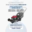 HRR2169VKA Mulching Blades Compatible with Honda HRR216 HRR216VKA HRR216VKA HRR216k10VKAA HRR216K9VKAA HRN216 HRX217 21" Walk-Behind Mower Replace 72511-VH7-000 72531-VH7-000 72511-VL0-S00 Blade