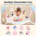 Baby Activity Center, 3-in-1 Infant Jumper and Bouncer with Music&Light,6+M