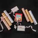 2 x Rose Gold Glitter Table Runner - 11'' x 30 Feet, Metallic Mesh for Wedding, Bridal Shower, Baby Shower & Party Decorations
