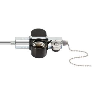 Ceiling Fan Light E-27 Multi Lampholder Socket Ceiling Fan Switch ZE-310D Socket with ZE-109M Pull Chain Switch (Nickel) Ceiling Fan Light E-27 Multi Lampholder Socket Ceiling Fan Switch ZE-310D Socket with ZE-109M Pull Chain Switch (Nickel)