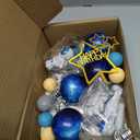 Space Cake Toppers Outer Space Cake Decorations with Balls Stars Astronauts Figurines Planets for Outer Space Theme Birthday