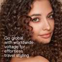 Conair Double Ceramic -Inch Curling Iron, -Inch Barrel Creates Spiral Curls, Hair Curler for Use on Short to Medium Hair, White/Rose Gold