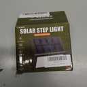 Luminara Solar Step Lights - Weatherproof Outdoor Stair Lighting, Solar-Powered Deck Lights for Patio, Garden, Pathway, Warm White Glow2