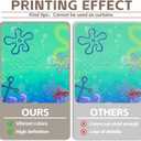 2D Digital Print 7x5ft Fabric Hawaii Under The Sea Cartoon Summer Aloha Seaweed Underwater Hand-Painted Blurred Style Photography Backdrop Kids Birthday Party Photo Props