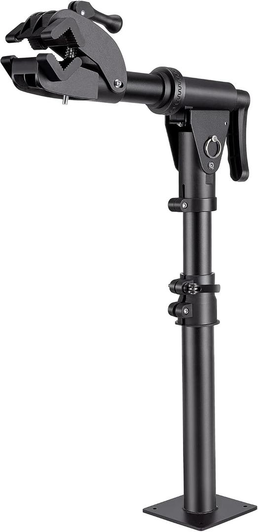 CHEPARK Bike Repair Stand (Max 88lbs) - Bench Mount Bike Workstand - E Bike Repair Stand Shop Home Mechanics for Mountain Bike and Road Bike (Black-Bench)