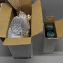 LIYH 180 Pcs Green and Gold Plastic Plates - Green Plastic Dinnerware sets,Disposable Dinner Dessert Plates, Gold Plastic Silverware Cups for Holiday, Party