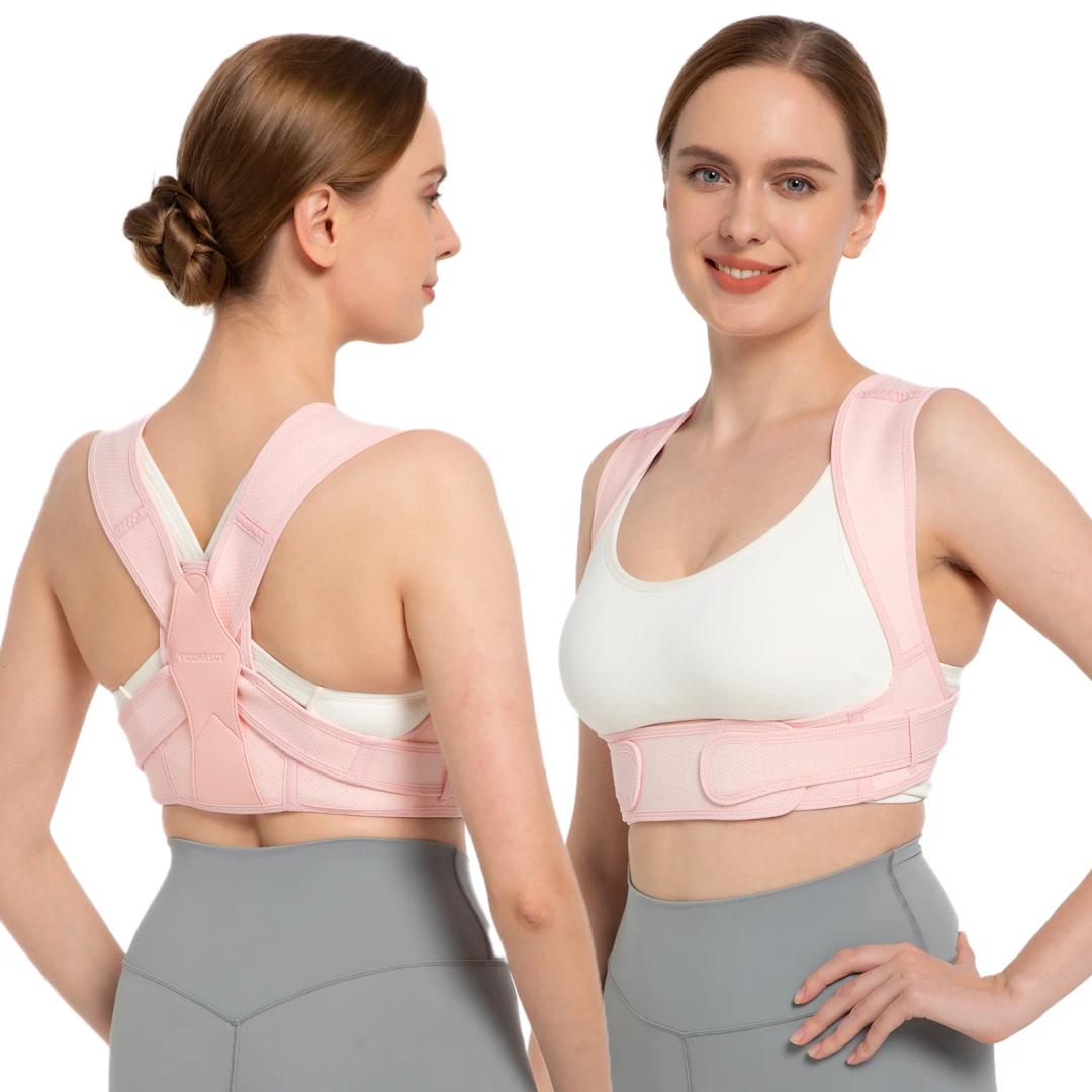 Posture Corrector for Women and Men, Adjustable Upper Back Brace for Clavicle Support and Providing Pain Relief from Neck, Shoulder, and Upper Back M/L