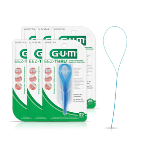 Gum Eez-Thru Floss 25 Thread Count (Pack of 6)