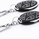 5-Button Key Fob Cover for Hyundai 2024-2025 Tucson Elantra Santa Fe Kona Sonata IONIQ, Protective Case with Anti-Loss Keychain, Black (Black and Black)