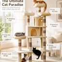 Cat Tower, 71 Inch Heavy Duty Cat Tree for Large Cats