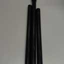 QINGYUN Black Tension Curtain Rod 28 to 48 Inch Spring Rod No Drilling Adjustable Shower Curtain Rod for Windows, Bathrooms, Closet, Kitchen