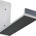 2"W x 8"D x 6"H Steel Hanging Shelf Bracket, Unfinished