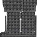 Cargo Mat for Cadillac XT6 2020-2026 7 Seats Trunk Mat & 2ND+3RD Row Rear Backrest Mat, All Weather Rear Cargo Liner Back Seat Cover Protector(Available with 3rd-Row Power Folding Seats)