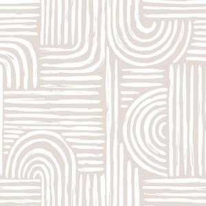 VEELIKE Mid Century Geometric Peel and Stick Wallpaper Boho Geometric Wallpaper for Bedroom Living Room 17.7''x354'' Removable Abstract Wallpaper Peel and Stick Art Deco Wallpaper for Bathroom Walls