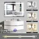 32"x 24" LED Bathroom Mirror Vanity Mirror, Anti-Fog, Dimmable, Color Temperature Adjustable 3000-6000K, Switch-held Memory Led Wall Mirror Suitable for Bathroom, Vanity (Vertical/Horizontal)