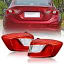 Tail Light Assembly Compatible with Chevy Cruze LS LT LTZ Premier 4-Door Sedan 2016 2017 2018 2019 Rear Taillights Assemblies Brake Lamp Replace 84078119 (Right Passenger Side)