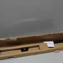 OFFO Shower Arm with Flange, 24 in Ceiling Mount Replacement Rain Shower Head Straight Arm Ceiling-Mounted For Fixed Shower Head & High Pressure Rain, Matte Black